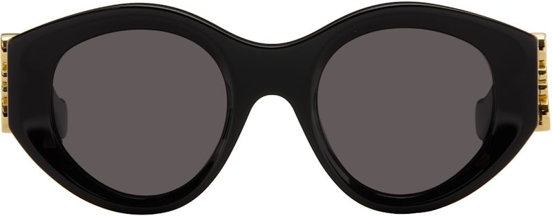 Black Maxi Anagram Butterfly Sunglasses 262677F005019