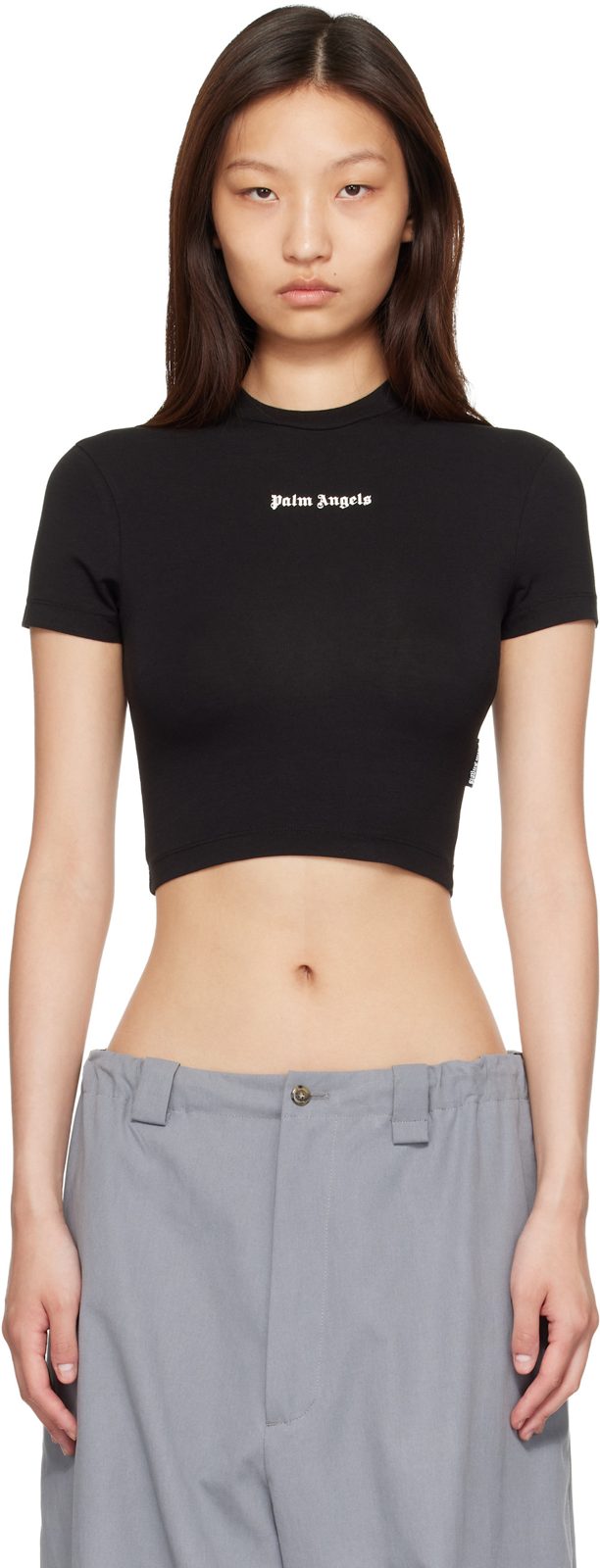 Black Classic Logo Baby T-shirt 261695F110017