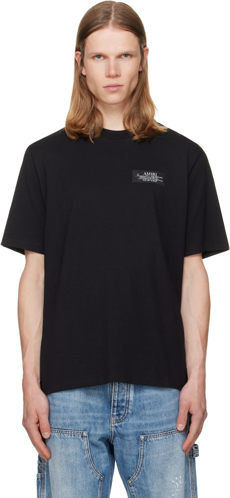 Black [아미리] Spirit T-shirt 262886M213022