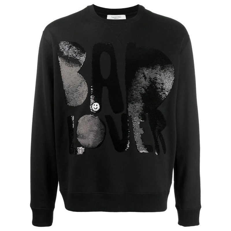 Garavani Garavani Bad Lover Sequinned Sweatshirt_Black