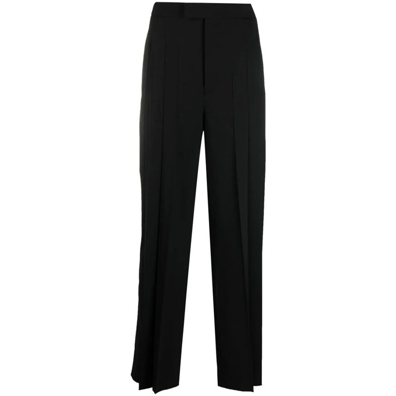 Garavani Garavani Tailored Wide-Leg Trousers_Black