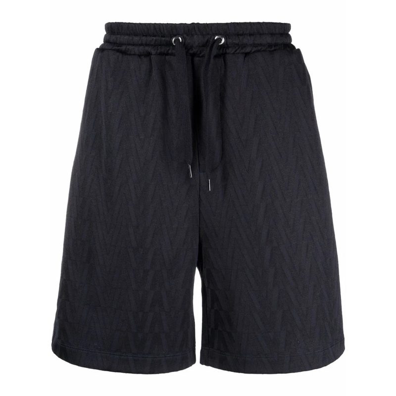 Garavani Garavani Monogram Jersey Track Shorts_Blue