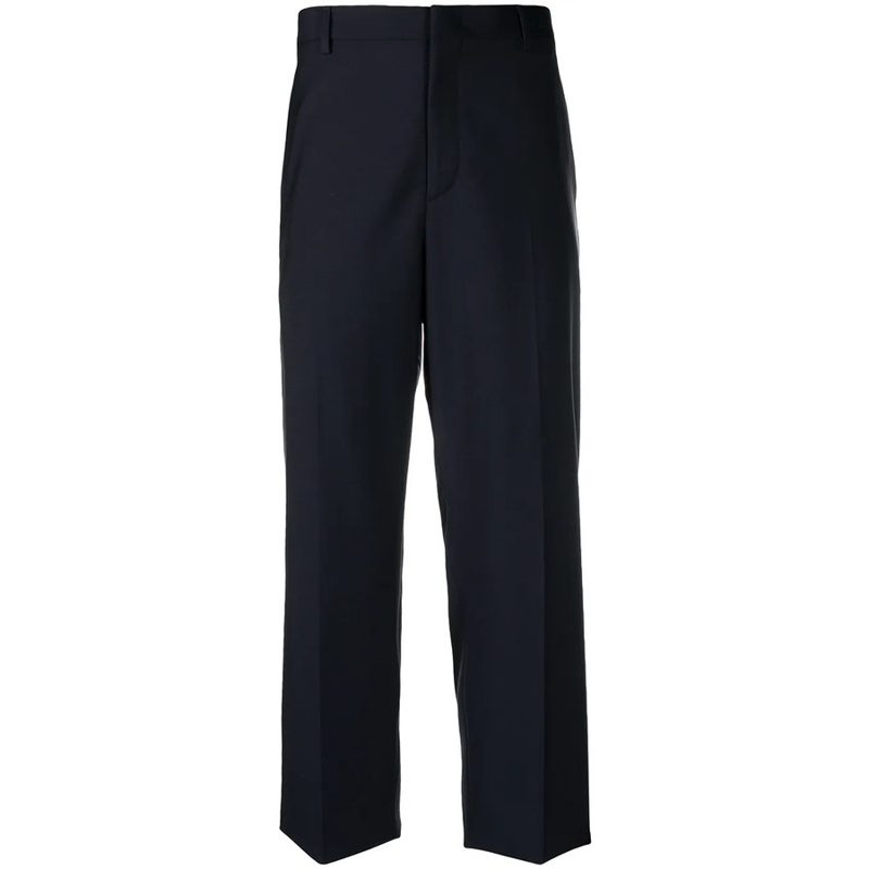 Garavani Garavani Straight-Leg Tailored Trousers_Blue