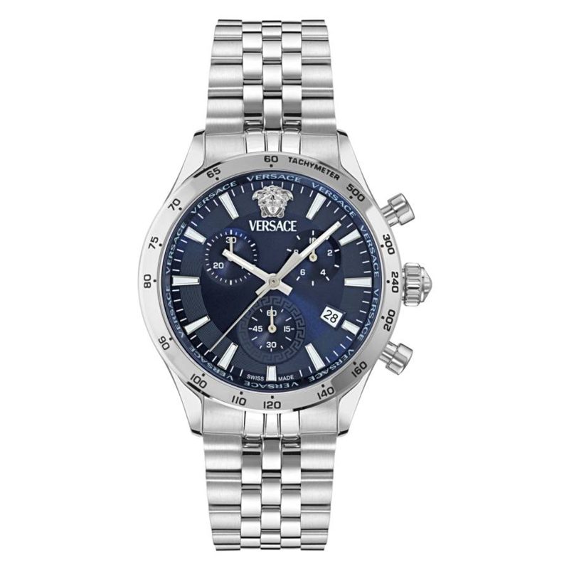 Hellenyium Chronograph Quartz Blue Dial Mens Watch VECFA0124
