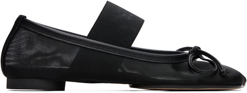 Black Anatomic Numeric Ballerina Flats 262188F118003