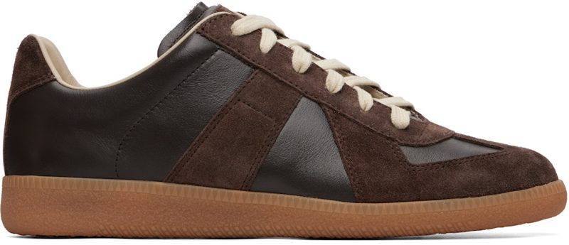 Brown Replica Sneakers 262168M237014