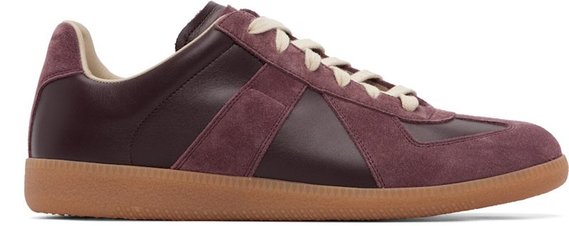 Burgundy Replica Sneakers 262168M237013