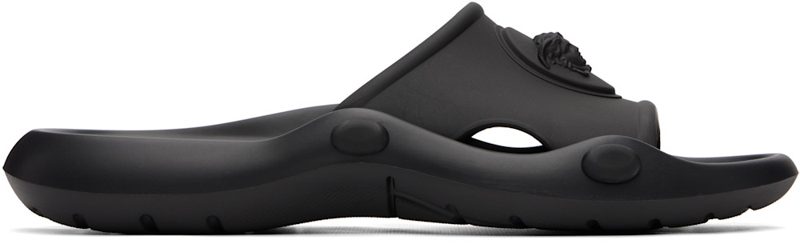 Black Medusa Rubber Slides 262404M234002