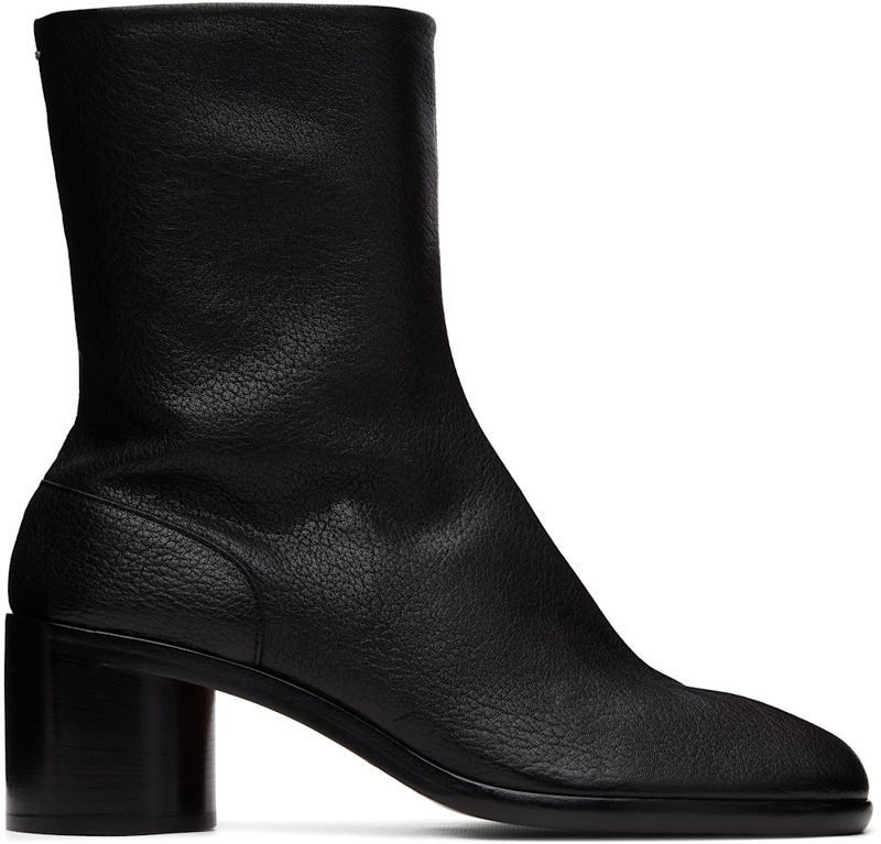 Black Tabi Ankle Boots 262168M228007