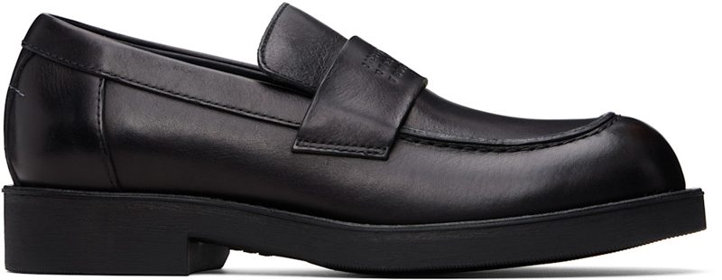 Black City Biker Loafers 262188M231006