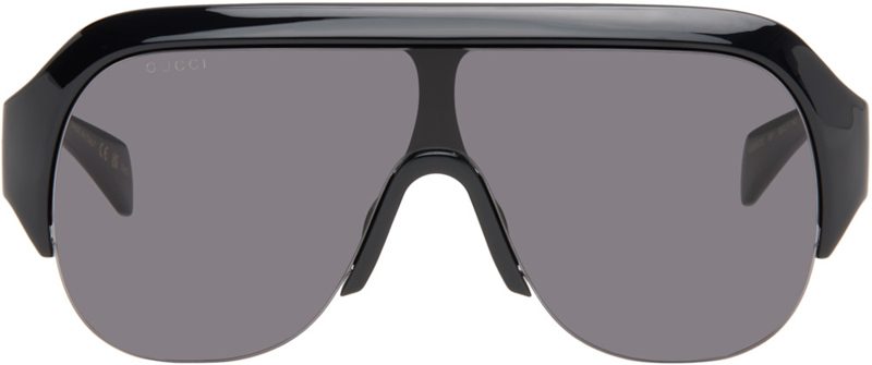 Black Shield Sunglasses 262451M134017