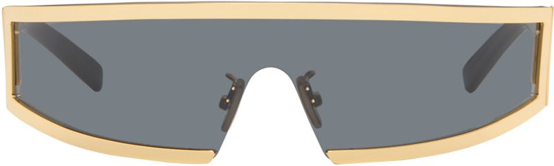 Gold Square Sunglasses 262278M134005