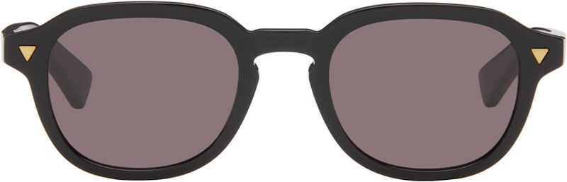 Black Soft Recycled Acetate Panthos Sunglasses 261798M134050