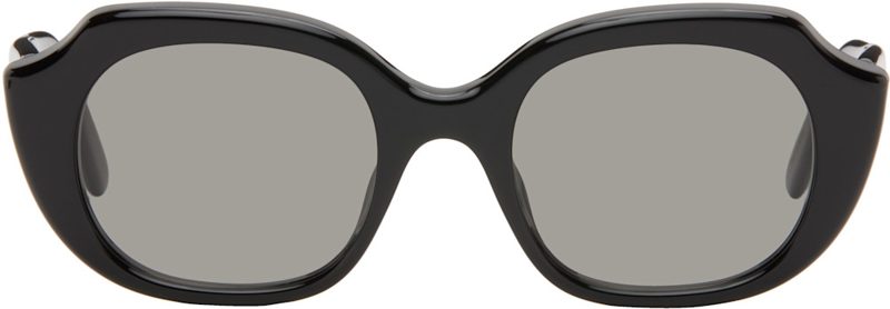 Black Slim Sunglasses 262677M134025