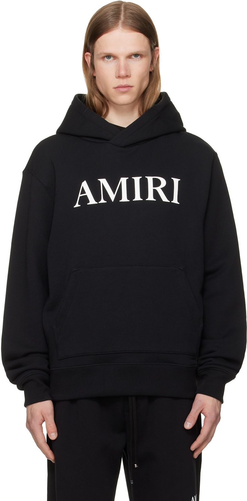 Black [아미리] Core Logo Hoodie 262886M202004