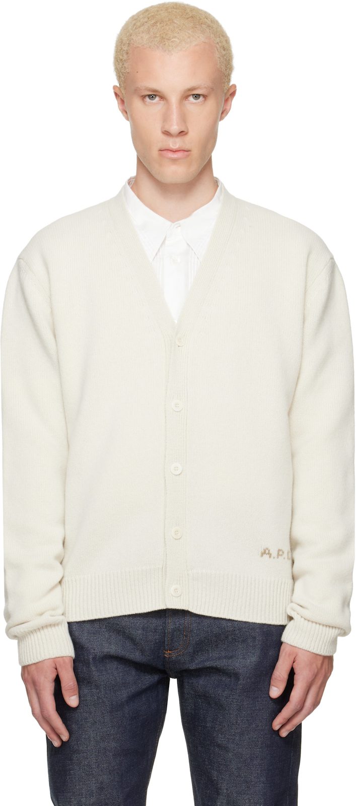 오프화이트 Kevin Cardigan 262252M200000