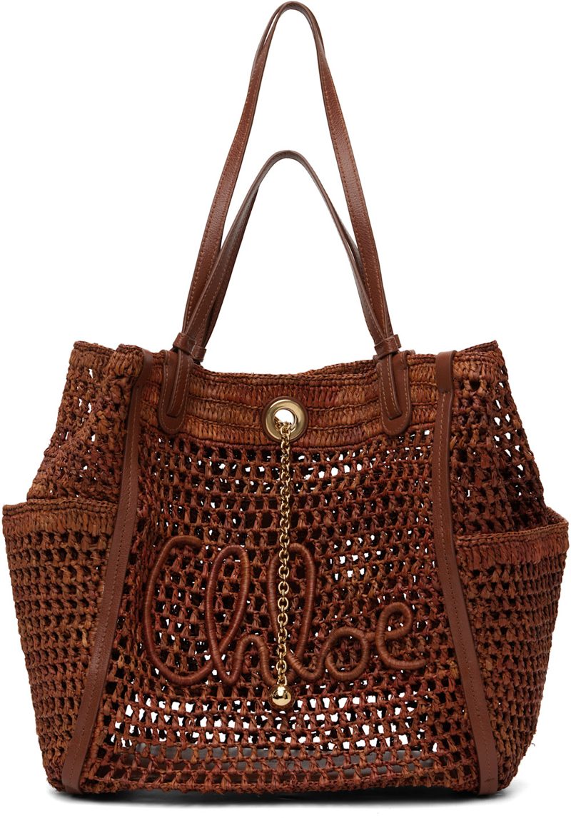 Brown Made For A Woman Edition Chloe Iconic Tote 262338F049000