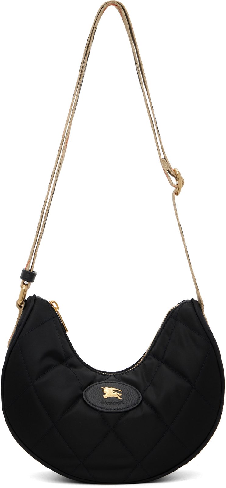 Black Horseshoe Crossbody Bag 262376F048006