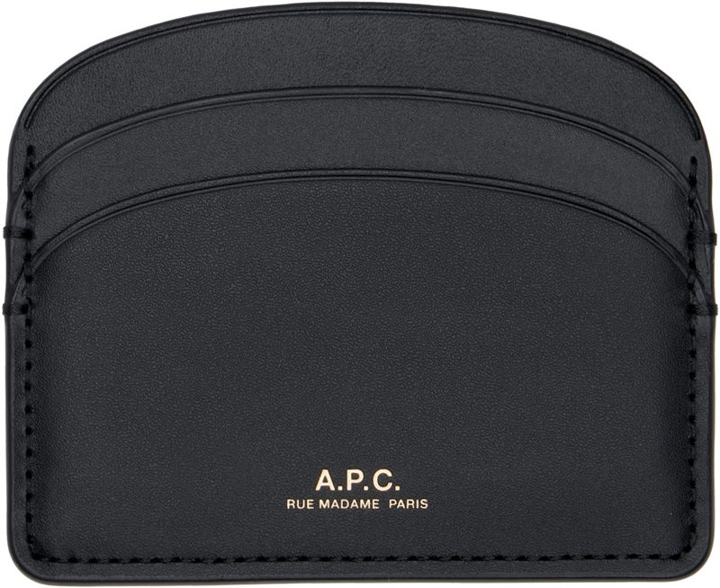 Black Demi-Lune Card Holder 262252F037000