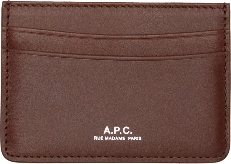 Brown Andre Card Holder 262252M163010