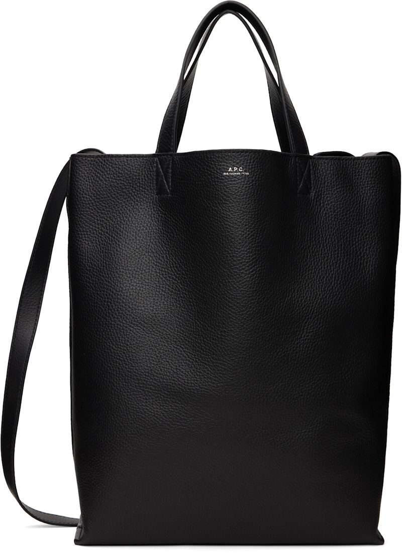 Black Maiko Medium Shopper Tote 262252M172001