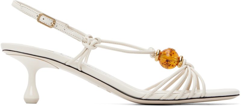 오프화이트 Lova 50 Heeled Sandals 262528F125033