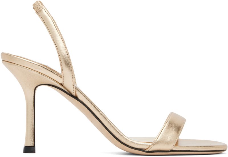 Gold Jenn 85 Heeled Sandals 262528F125018