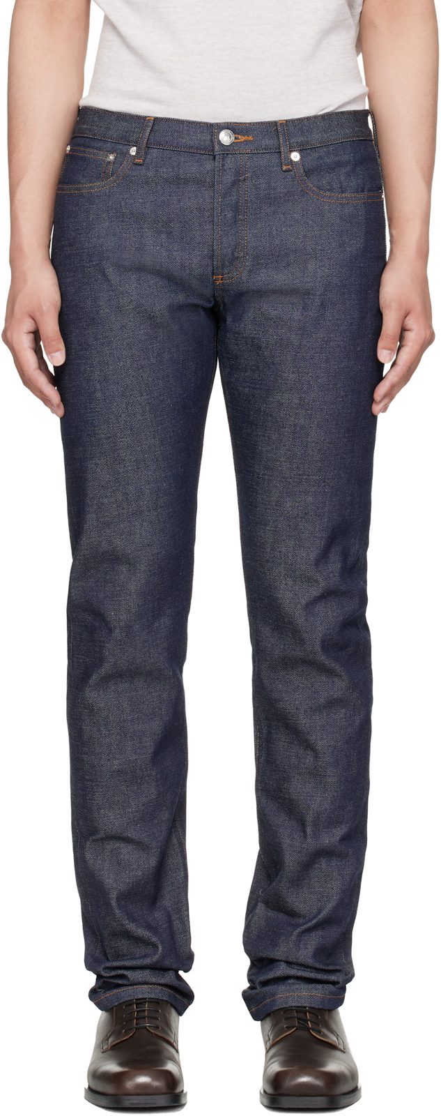 Indigo Petit Standard Jeans 262252M186003