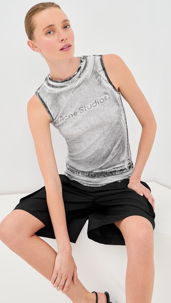 Elgie Tank Top_Black/White