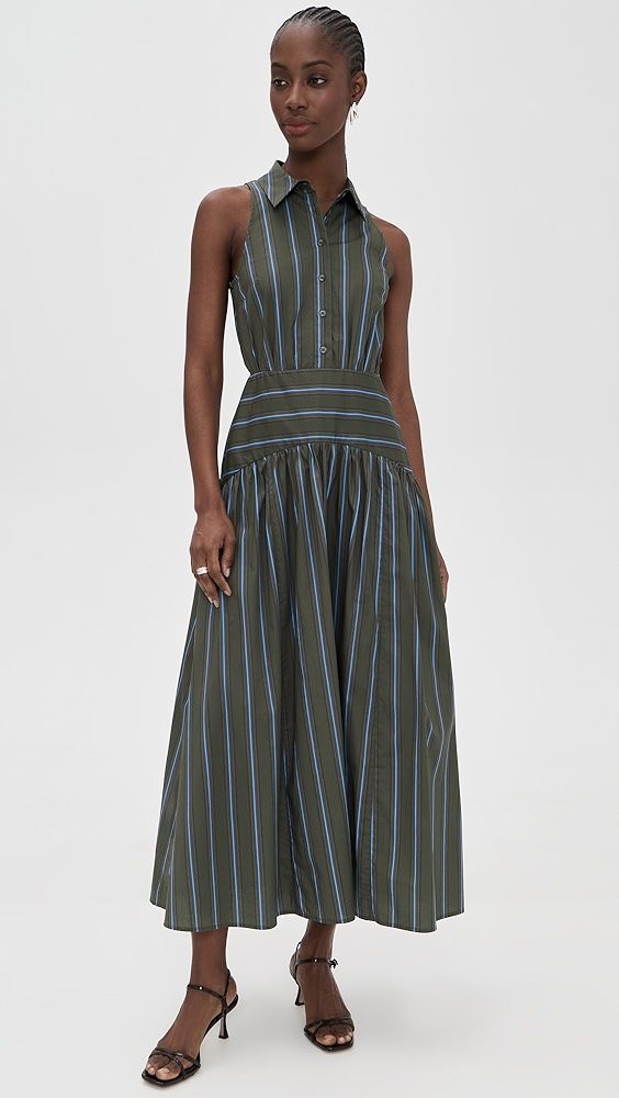 STAUD Romy Dress_Huntington Stripe