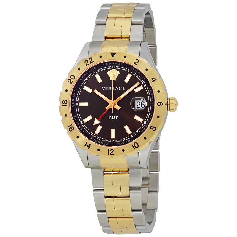 Hellenyium Brown Dial Two-tone Mens Watch V11040015