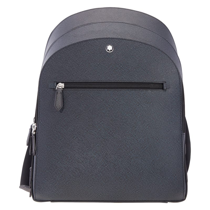 Montblanc Medium Backpack With 3 Compartments In Sartorial Leather_Gray
