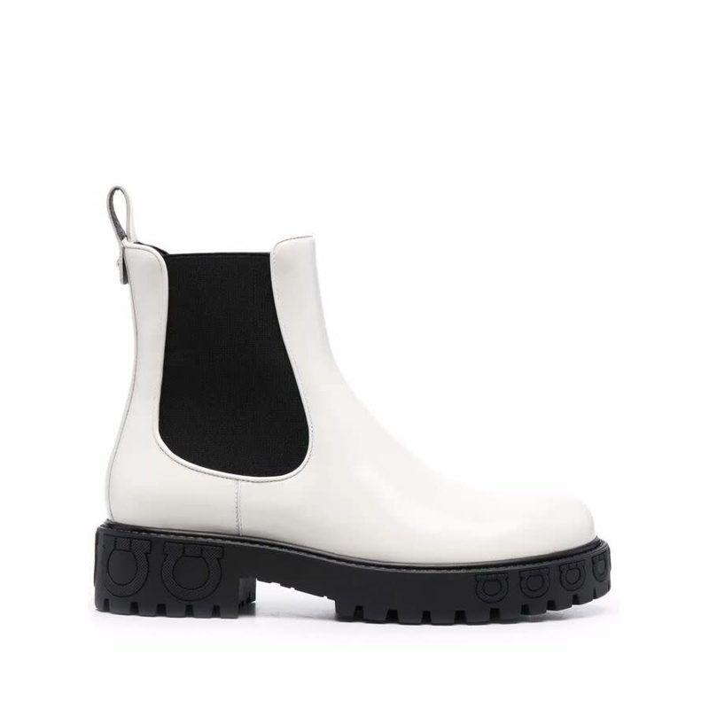 Womens White Ankle boots Boots_White