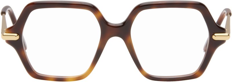 Brown Slim Glasses 262677F004006