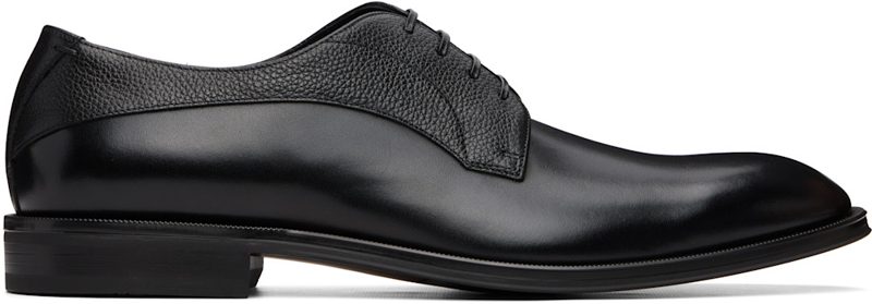 Black Calfskin Derbys 261085M225024