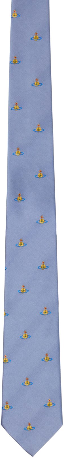 Blue Mini Orb Tie 261314M158017