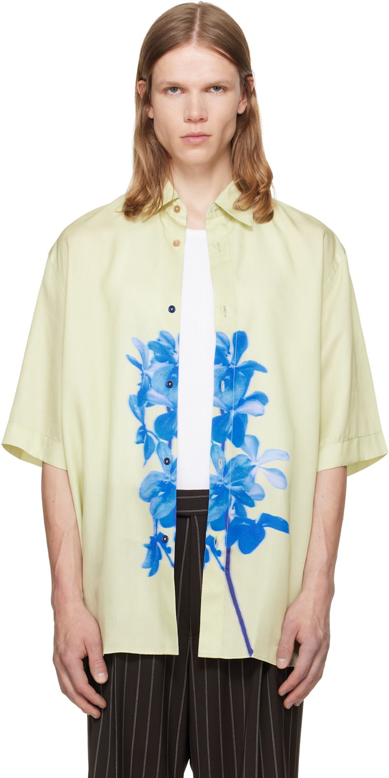 Paul Smith Green S/S Oversized Shirt 262260M192004