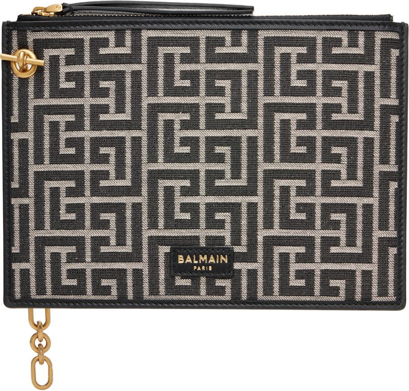 Black Pulse Zipped Pouch 262251F045000