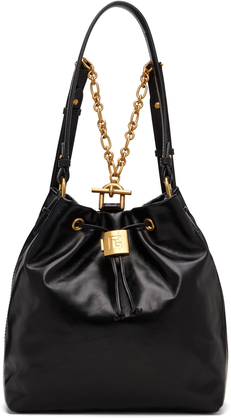 Black Pulse Calfskin Leather Backpack 262251F042002