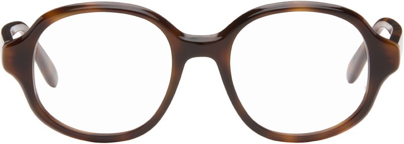 Brown Slim Glasses 262677M133002