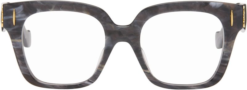 Black & Gray Anagram Glasses 262677M133013