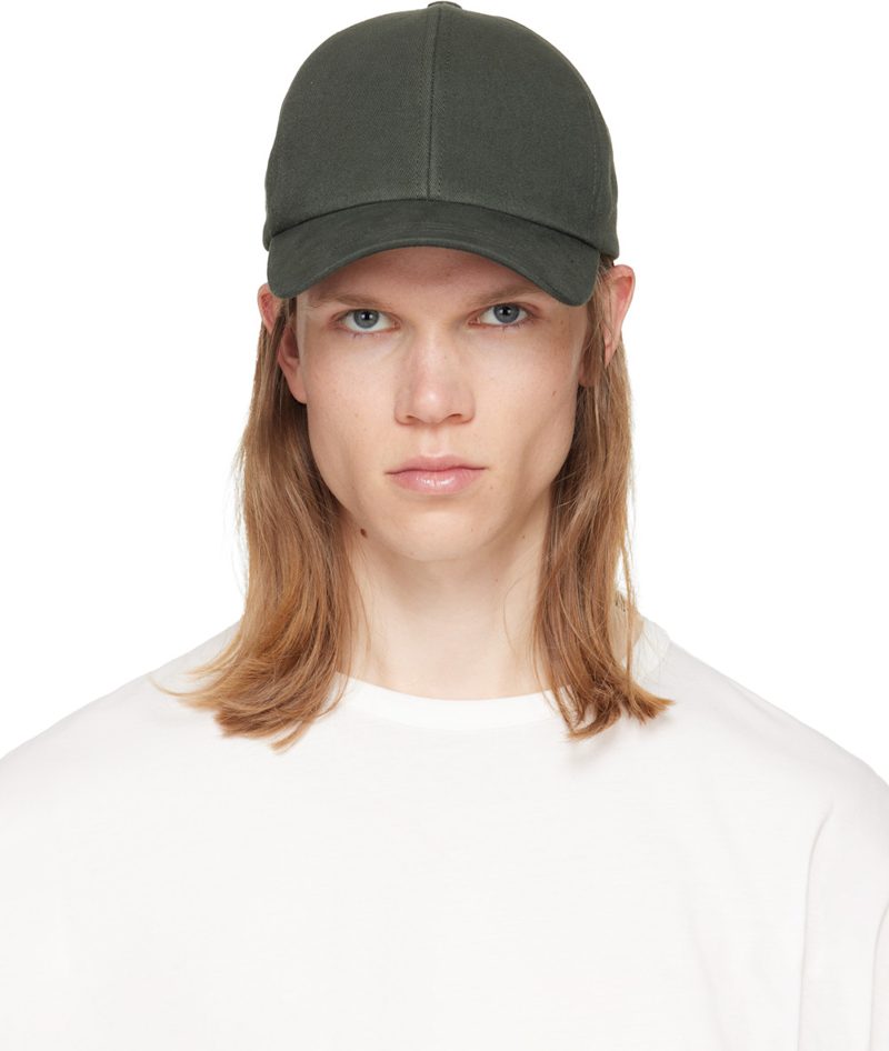 Khaki Washed Cotton Cap 262251M139002