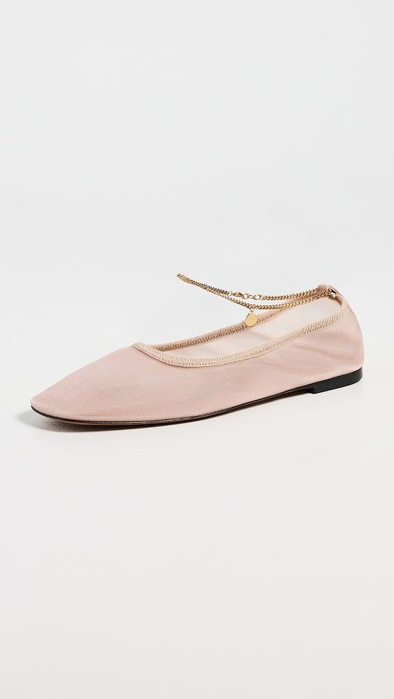 Ballerina Soft Stretch Mesh Flats_Blush