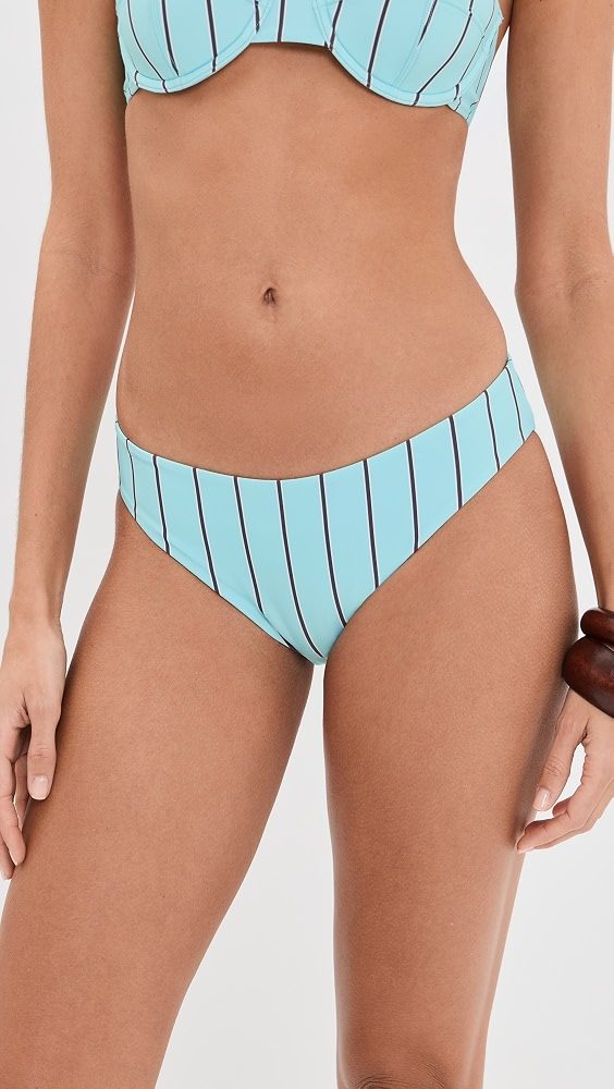 STAUD Gemma Bikini Bottoms_Pool Stripe