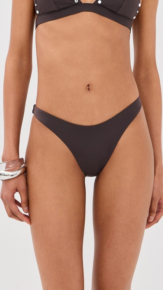 STAUD Dana Bikini Bottoms_Espresso