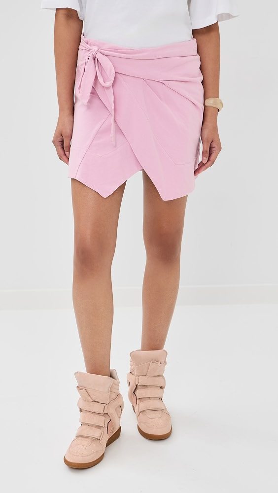 Berenice Wrap Skirt_Pale Pink