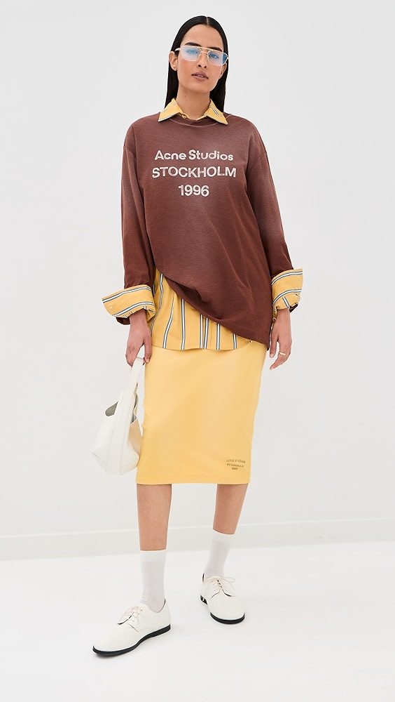 Midi Skirt_Warm Yellow
