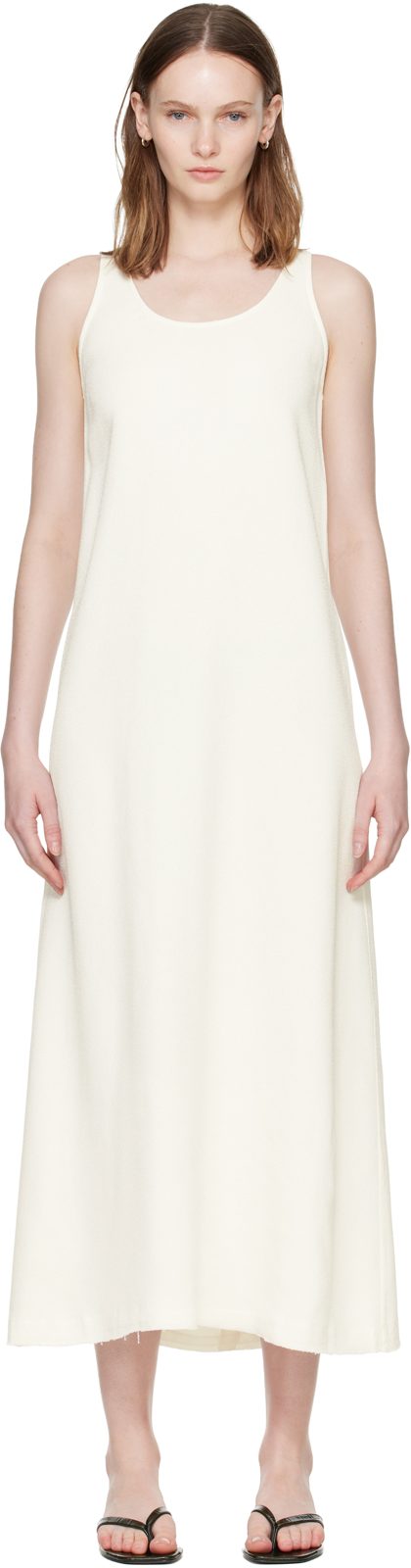 TOTEME [오프화이트] Scoop-Neck Sable Maxi Dress 262771F055001