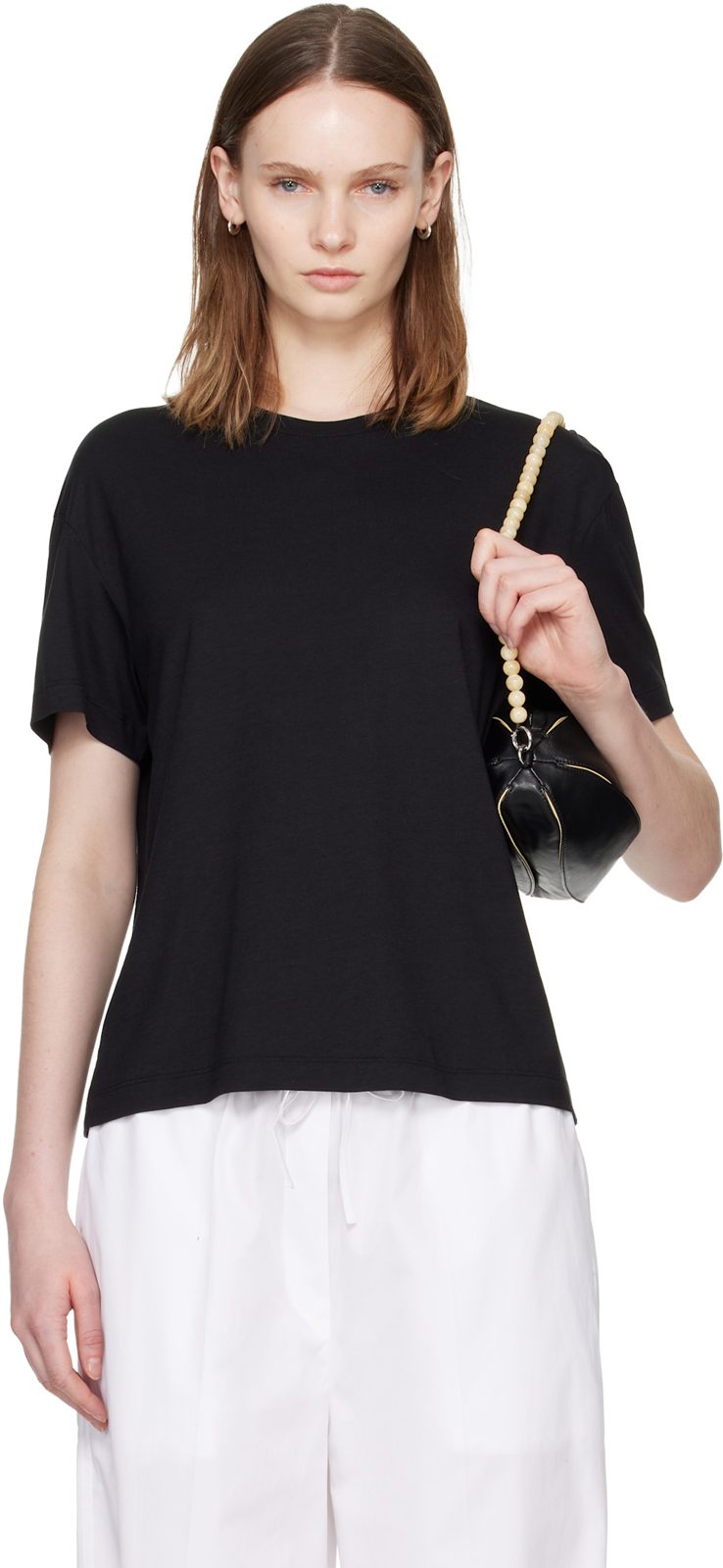 TOTEME Black Classic T-shirt 262771F110003