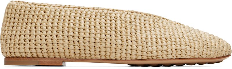 Beige Rosa Ballerina Flats 261798F118000